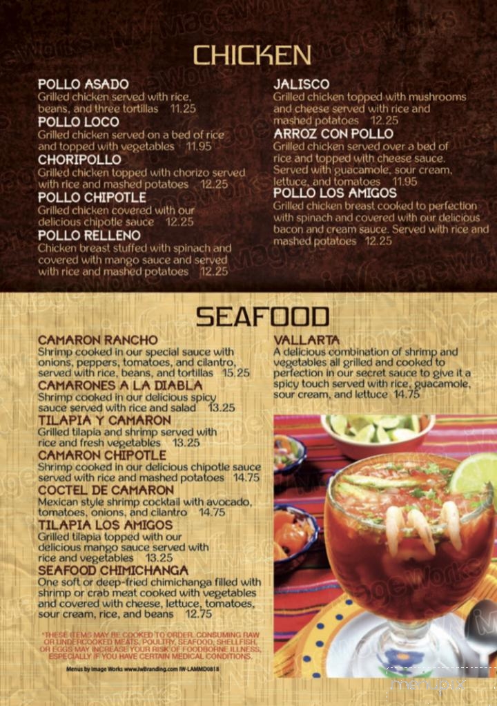 Los Amigos Mexican Restaurant - Hagerstown, MD menu_pic