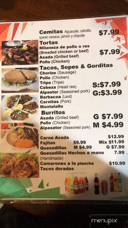 Palacios Mexican Restaurant - Saint Louis, MO menu_pic