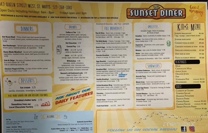 Sunset Diner - Saint Mary's, ON