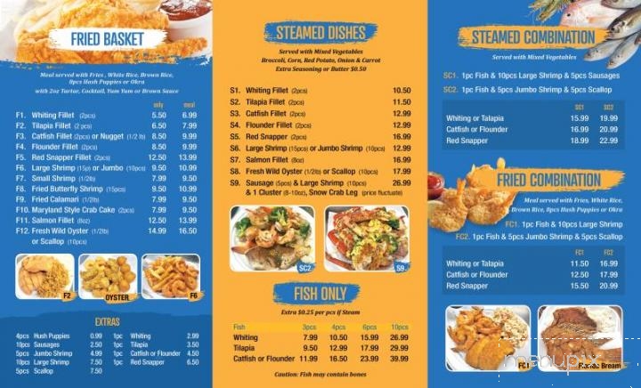 Hutto Seafood Market and Kitchen - Orangeburg, SC menu_pic
