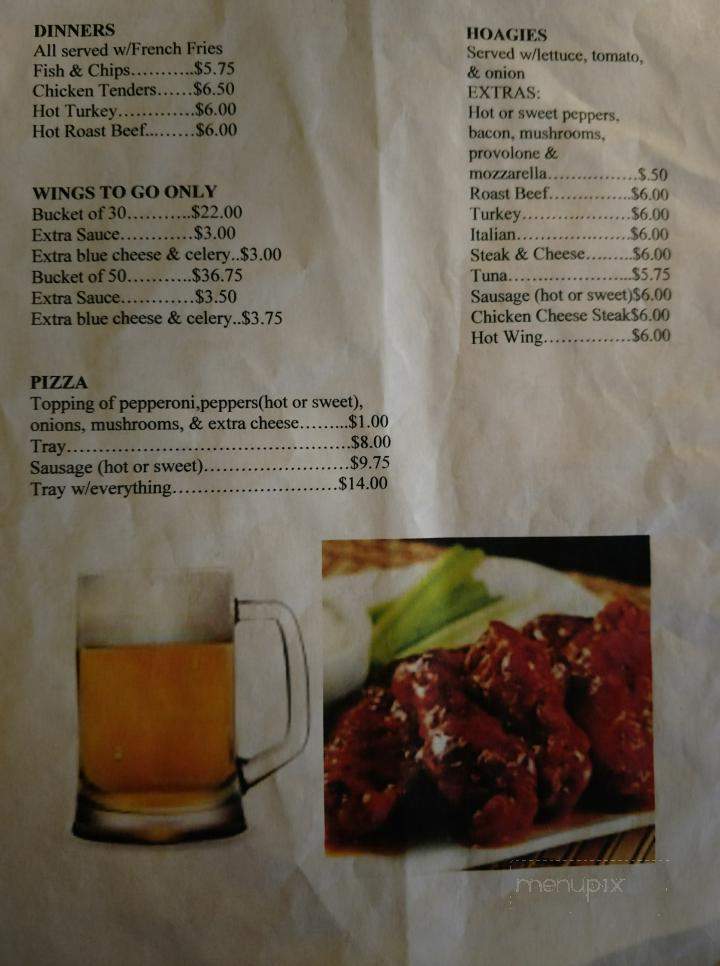 McGinty's Bar & Restaurant - Scranton, PA menu_pic