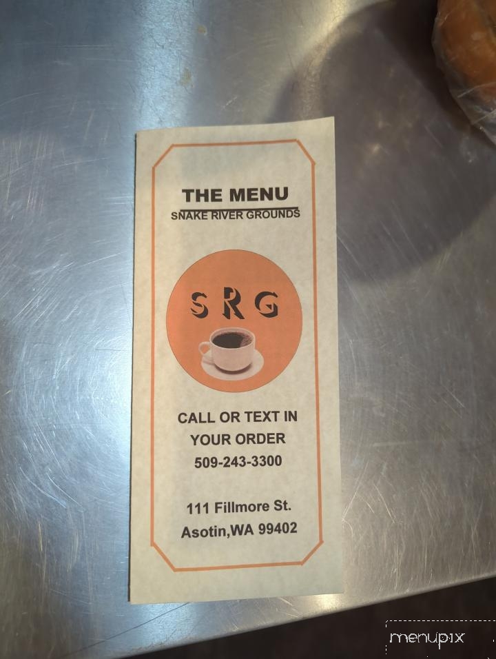 Snake River Grounds - Asotin, WA menu_pic