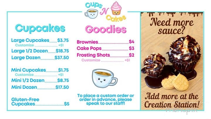 Cups N Cakes - Edmond, OK menu_pic