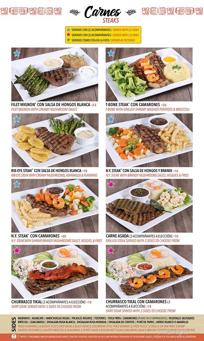 Tikal Restaurant and Lounge - Trenton, NJ menu_pic