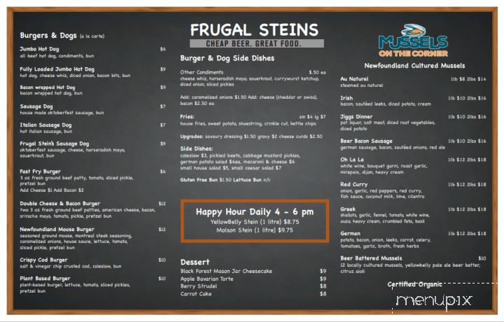 Frugal Steins - Saint John's, NL