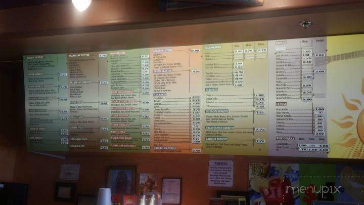 Freedom Burrito - Santa Clara, CA menu_pic