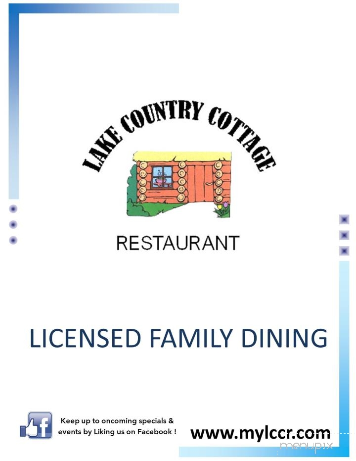 Lake Country Cottage Restaurant - Christopher Lake, SK