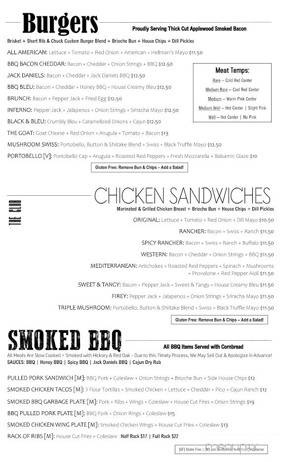Club 57 - Hornell, NY menu_pic