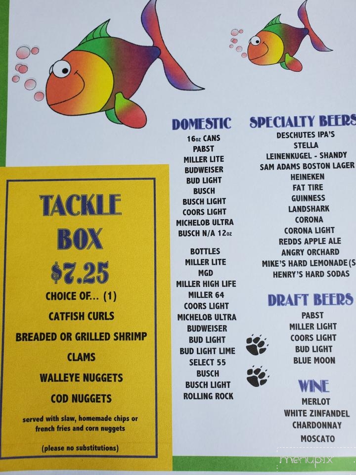 Mc Critters - Pekin, IL menu_pic