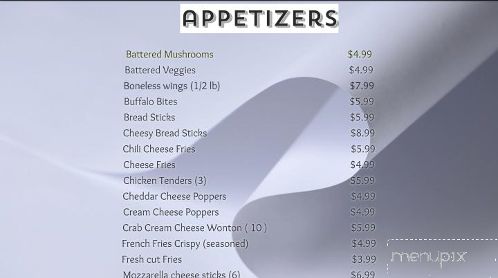 Vinnie's Pizzeria - Findley Lake, NY menu_pic
