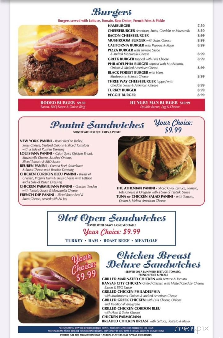 KMJ Diner - Shippensburg, PA menu_pic