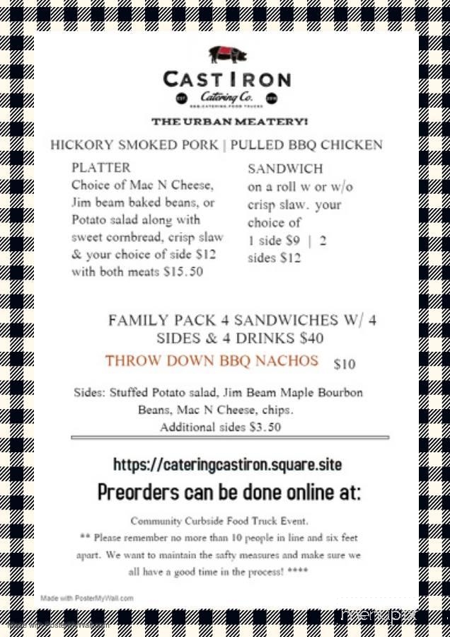 Cast Iron Catering Co - Virginia Beach, VA menu_pic
