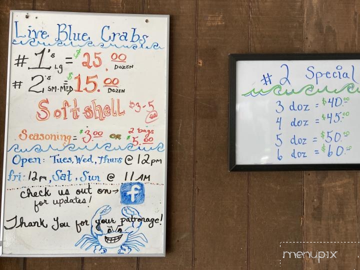 Kristy Crab - Mays Landing, NJ menu_pic