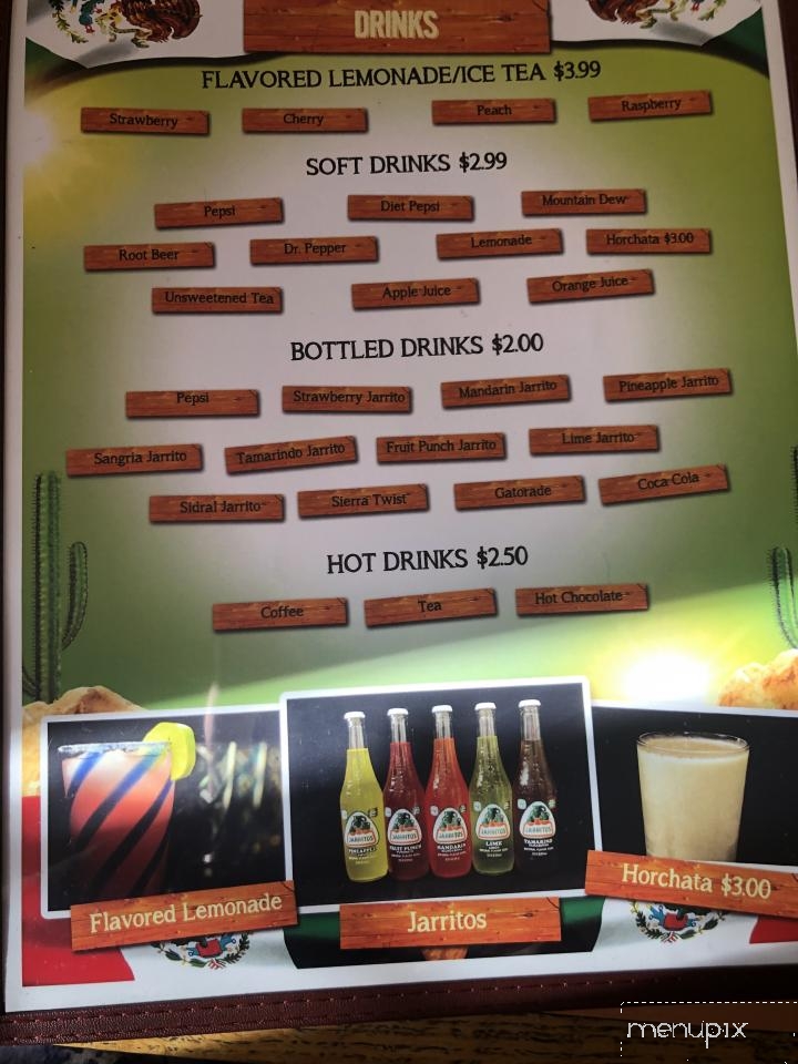 El Pique Family Restaurant - Dallas, OR menu_pic