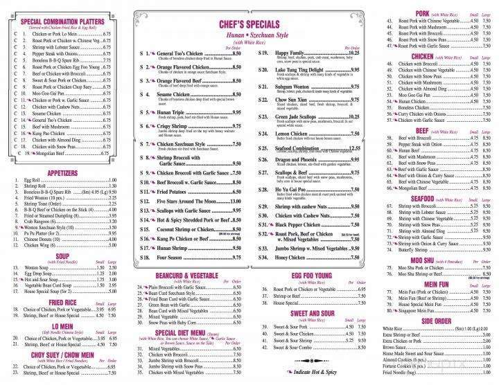 New China Inn - Pontiac, IL menu_pic