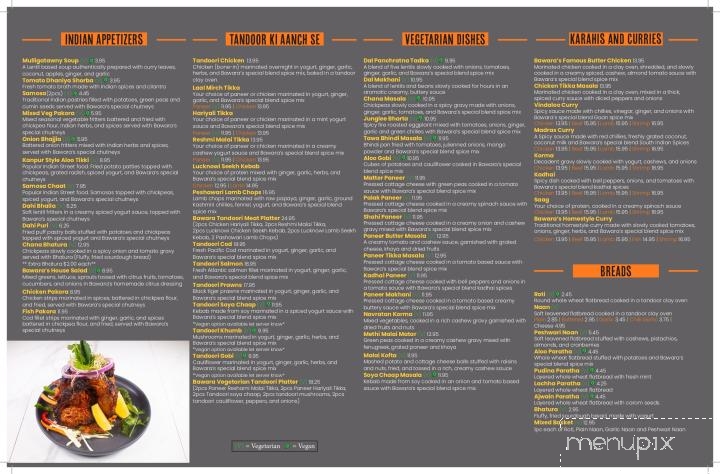 Bawara - Toronto, ON menu_pic