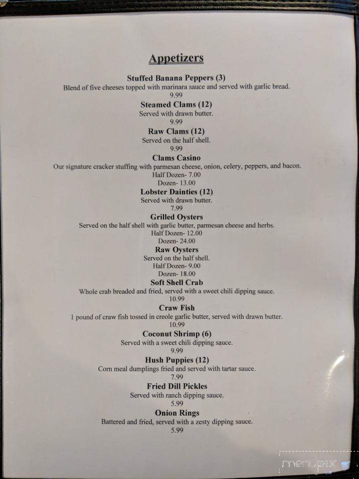 Route 5 Grill and Seafood - Hamburg, NY menu_pic