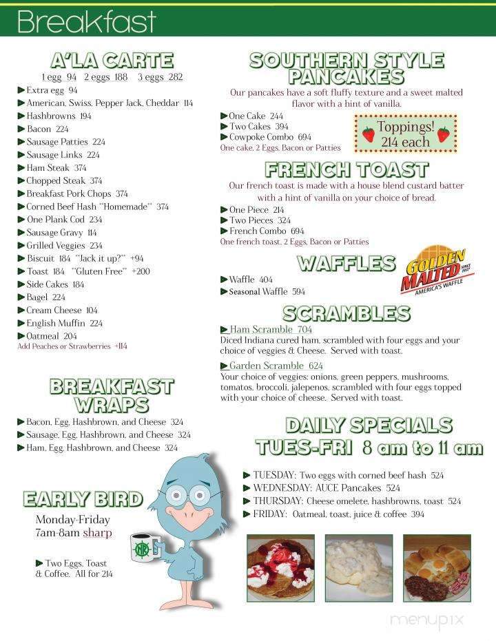 Netters Restaurant - Bremen, IN menu_pic