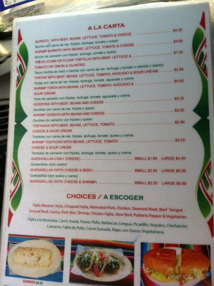 Lindo Mexico Restaurant - Tyler, TX menu_pic