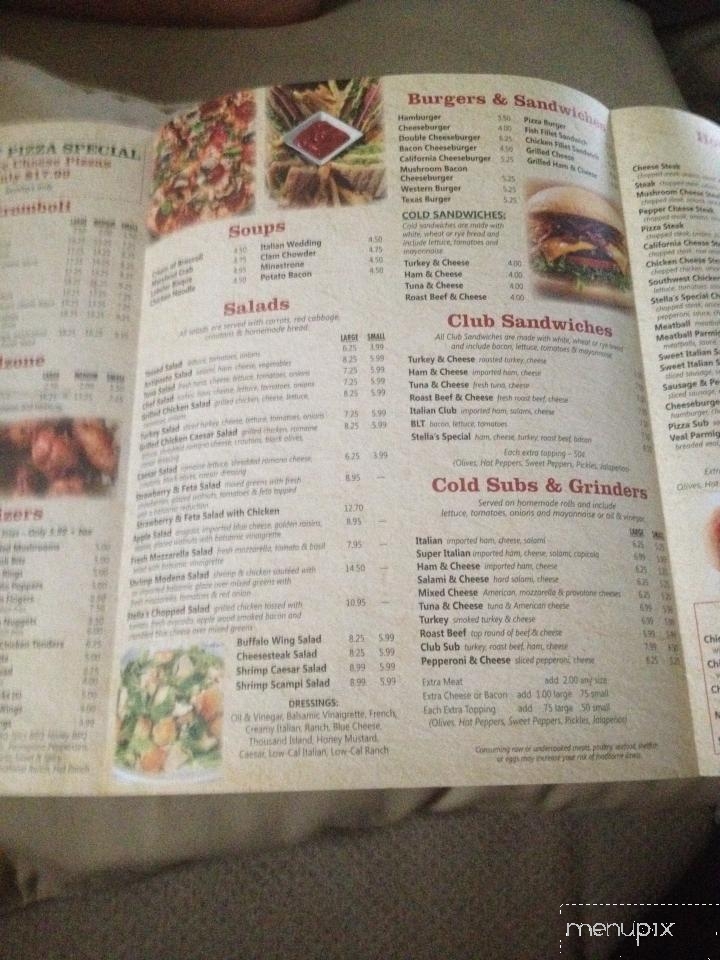 Irena Mexican & Italian Restaurant - Auburn, PA menu_pic