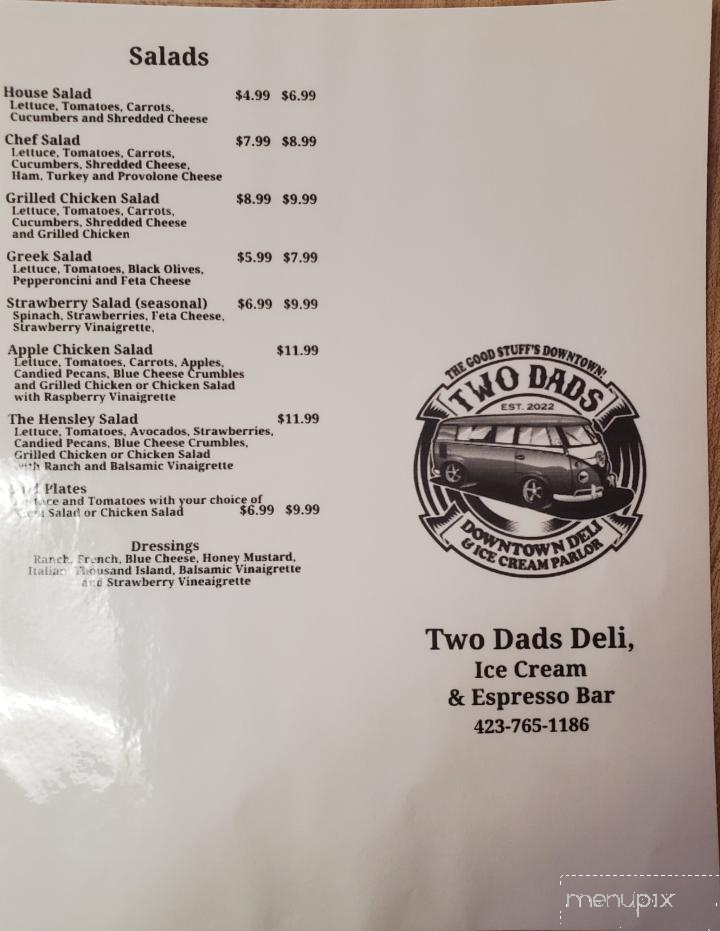 Two Dad's Downtown Deli & Ice Cream Parlor - Kingsport, TN