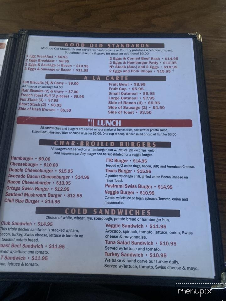 Top Town Cafe - Crestline, CA menu_pic