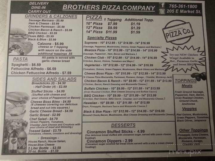 Brothers Pizza - Crawfordsville, IN