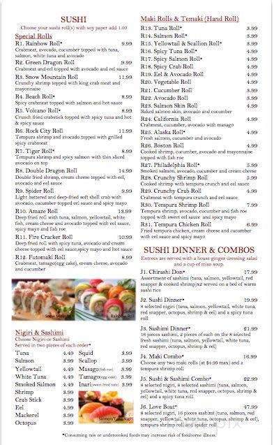 Am Asian Cuisine - Mount Juliet, TN menu_pic