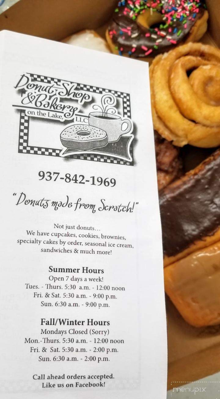 The Donut Shop - Russells Point, OH menu_pic