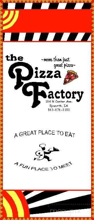 Pizza Factory - Epworth, IA menu_pic