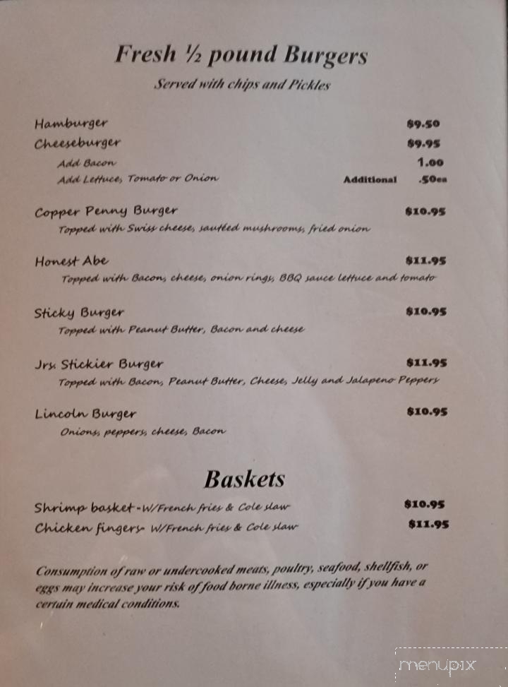 Jamison City Hotel - Benton, PA menu_pic
