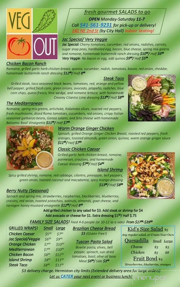 Veg Out - Hermiston, OR menu_pic