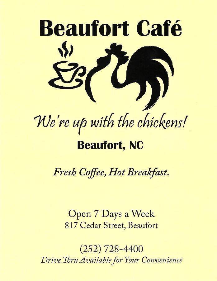 Beaufort Cafe - Beaufort, NC menu_pic