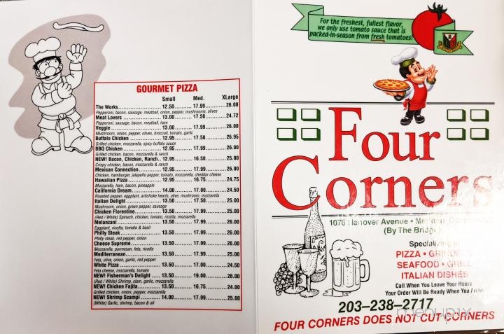 Four Corners Pizza Restaurant - Meriden, CT