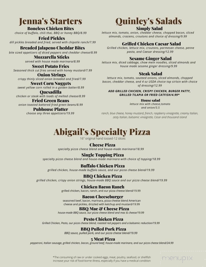 Miknan's Main Street Pub - Fayette, MO menu_pic