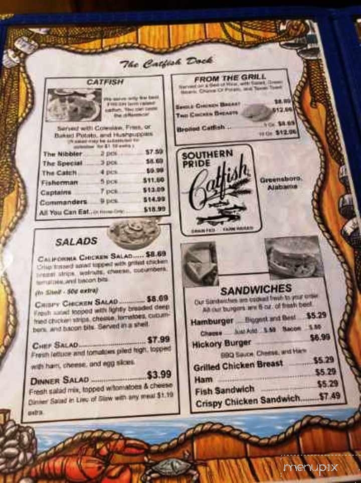 Catfish Dock - Powderly, KY menu_pic