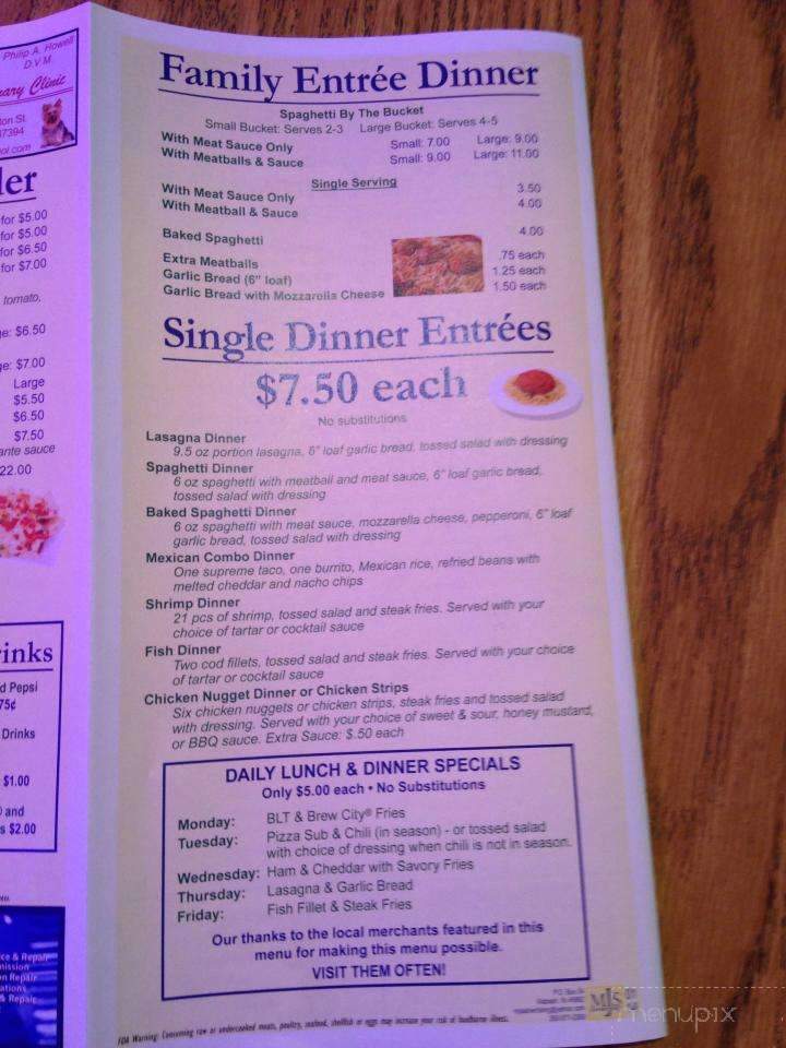 Menu of Pizza House in Winchester, IN 47394