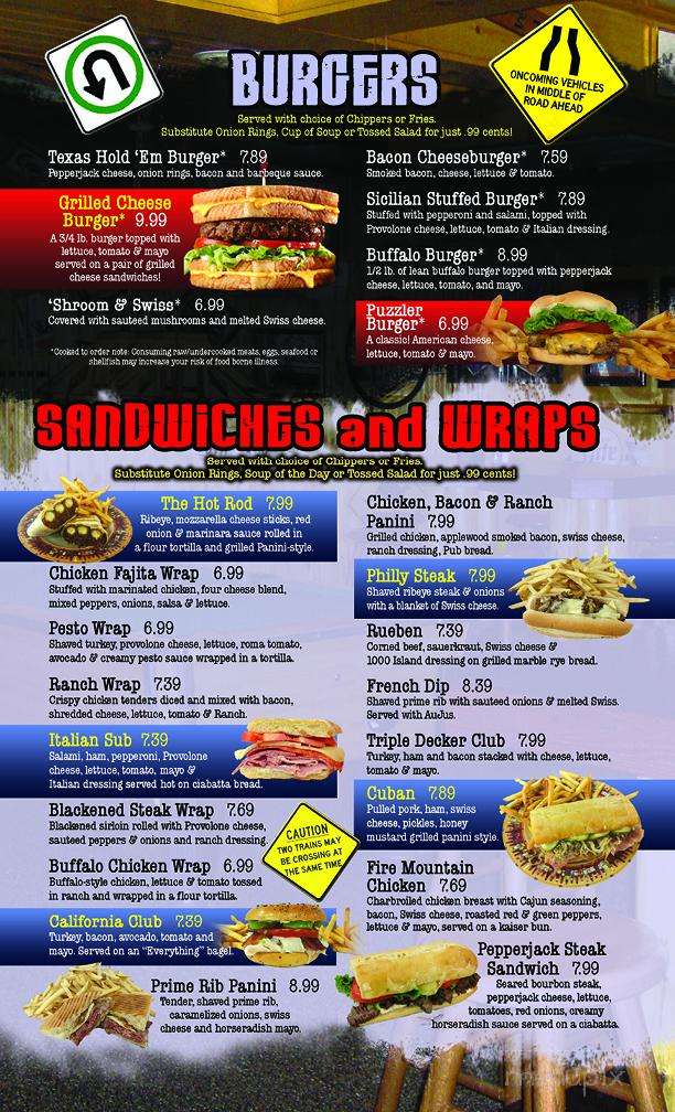 Puzzler's Pub - Burton, MI menu_pic