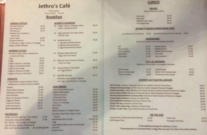 Jethro's Cafe - Tucson, AZ