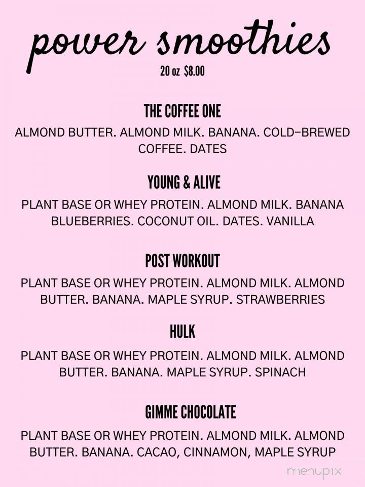 Juiced Up - Myrtle Beach, SC menu_pic