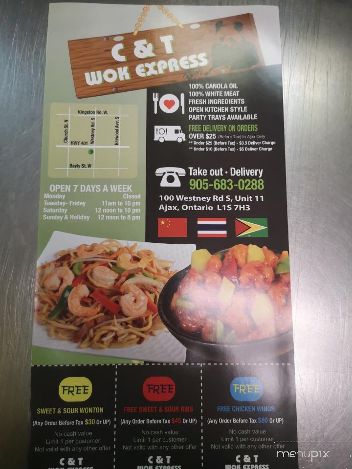 C & T Wok Express - Ajax, ON