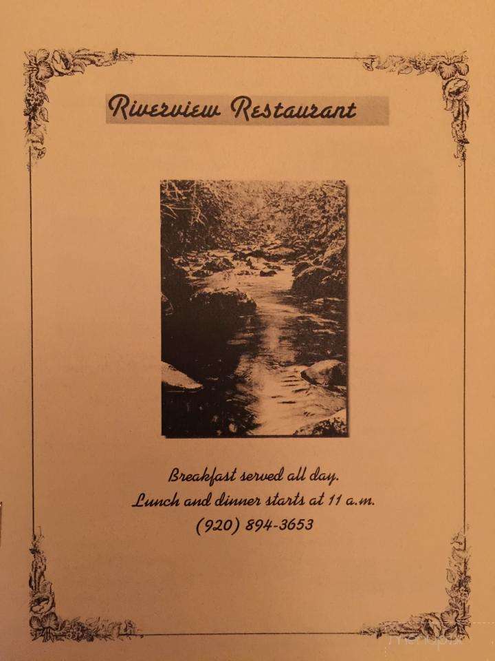River View Restaurant - Kiel, WI menu_pic