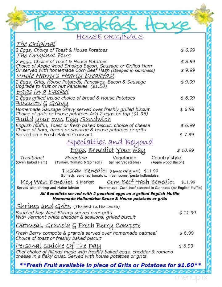 yard house sarasota menu