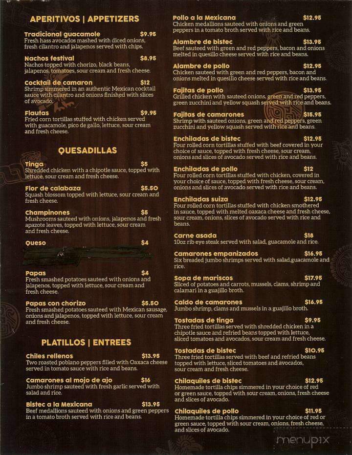 Oasis Mexican Grill - Collingswood, NJ menu_pic