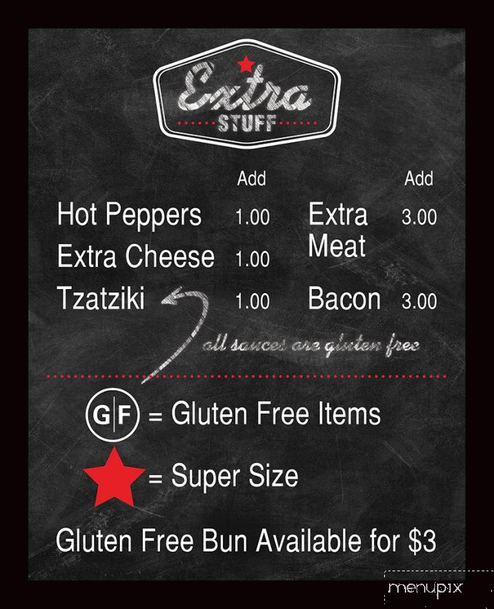 Super Submarine - Niagara Falls, ON menu_pic