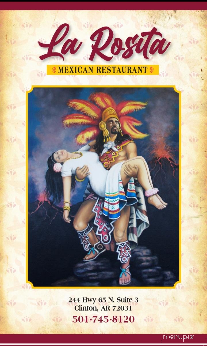 La Rosita Mexican Restaurant - Clinton, AR menu_pic