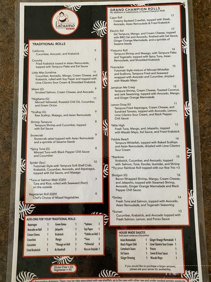 Fatsumo Sushi - Pass Christian, MS menu_pic