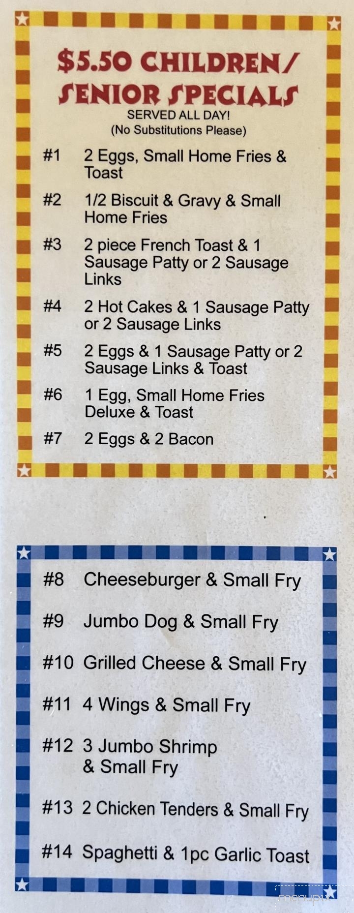 Carolyn's Kitchen - Bucyrus, OH menu_pic