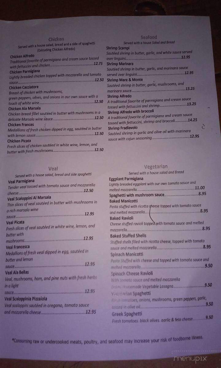 Bella Pizza - Ettrick, VA menu_pic