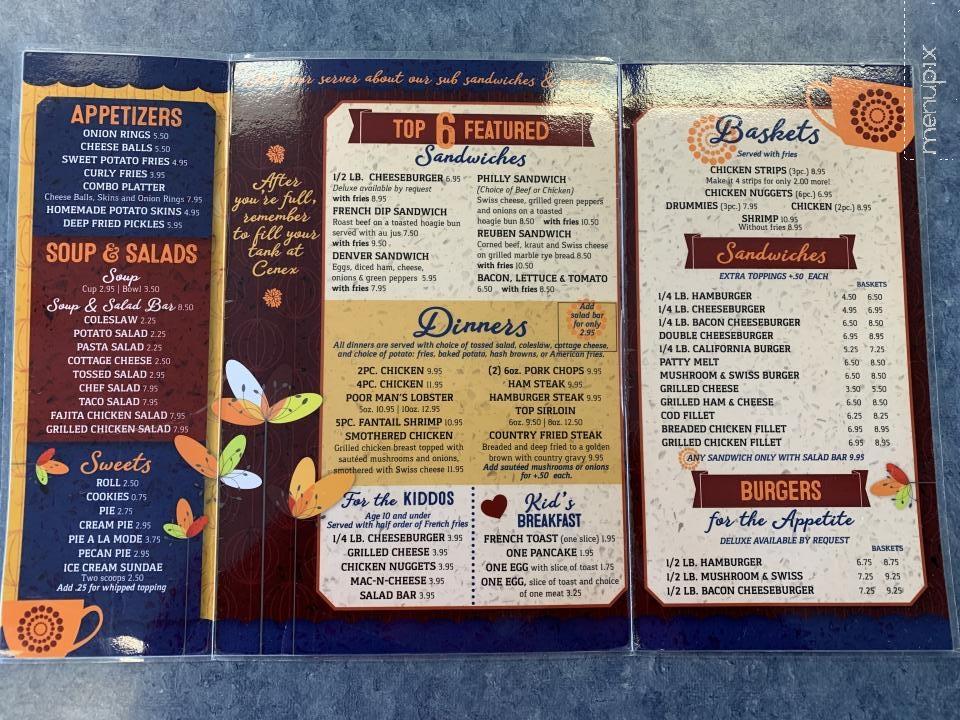 Hills 210 Cafe & Subs - Wahpeton, ND menu_pic